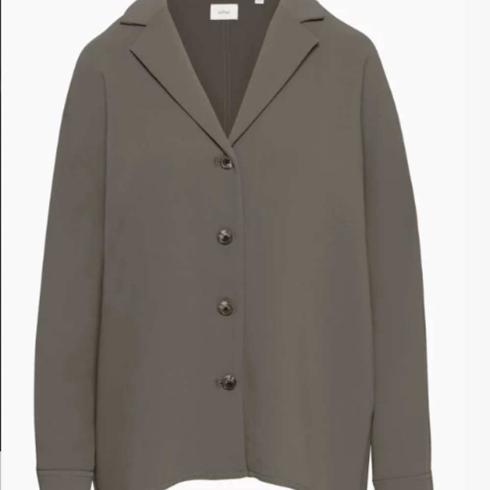 Wilfred Freeform Shirt- Peppercorn Grey